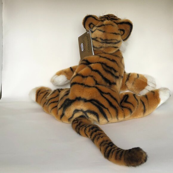 Hansa New w/Tag Handcrafted Plush Tiger Cub Hand Puppet - Picture 9 of 15
